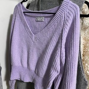 soft v neck sweater